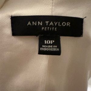 Ann Taylor white jacket